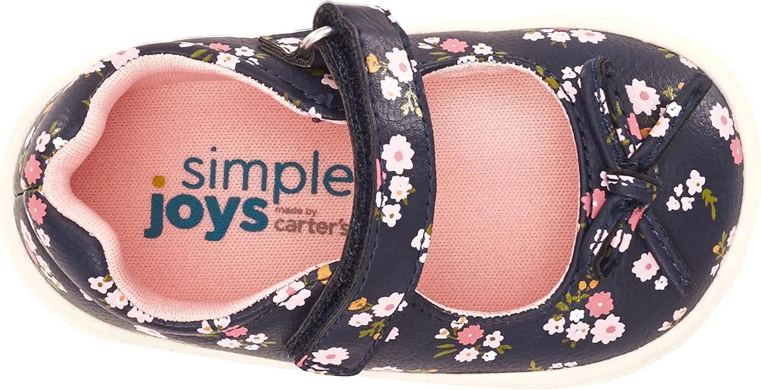 Simple Joys by Carter's Baby-Girl's Elodie Sneaker Mary Jane Flat