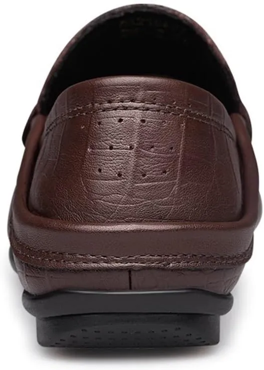 Simple Round Toe Loafer Shoes Flat Heel Comfortable Anti-Slip Prom Slip-on