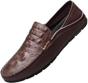 Simple Round Toe Loafer Shoes Flat Heel Comfortable Anti-Slip Prom Slip-on