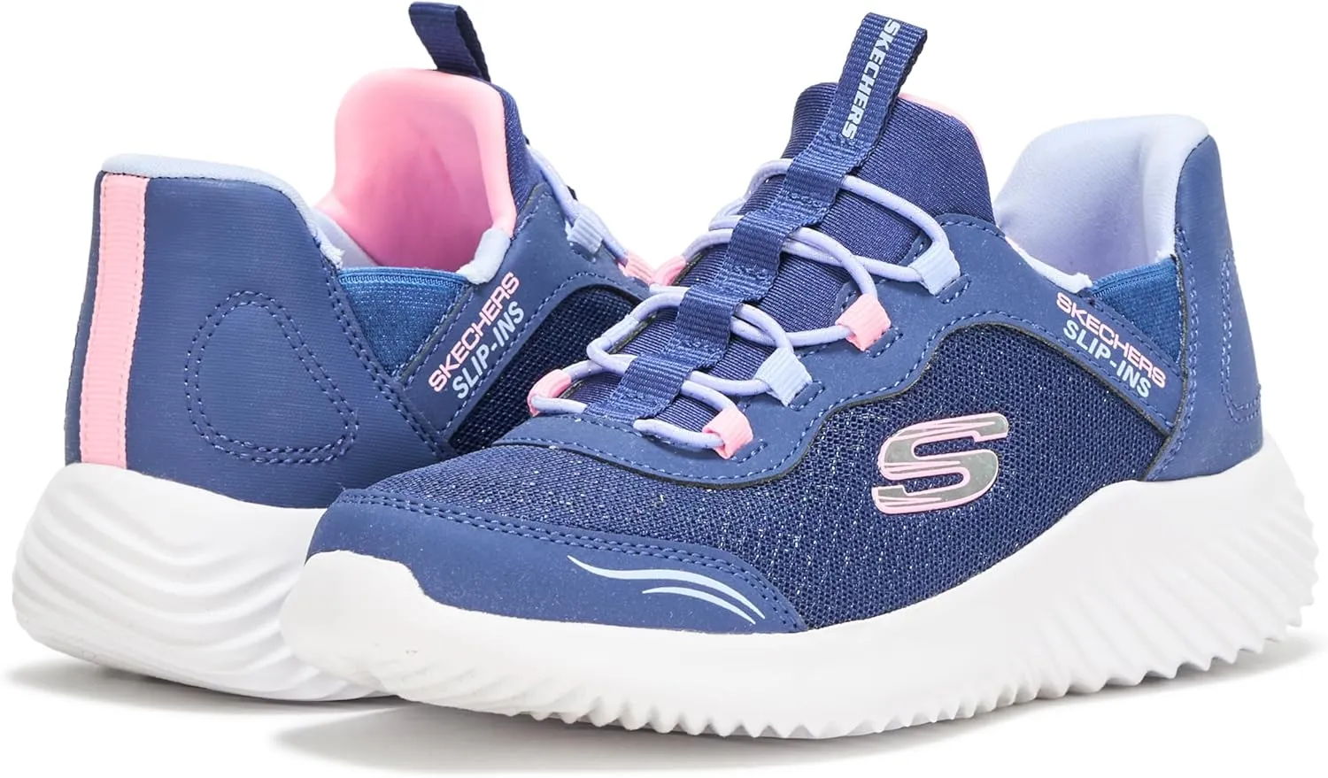 Skechers Girl's Bounder-Simple Cute Sneaker
