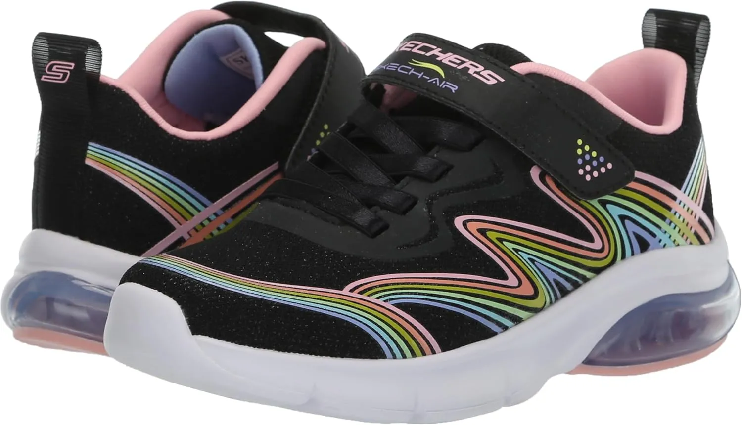 Skechers Girl's Skech-air Airmatic-Rainbow Crush Sneaker
