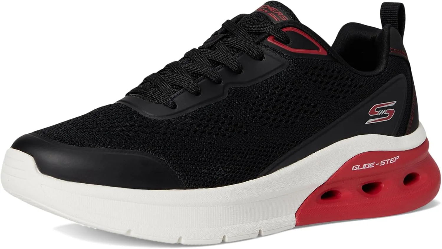 Skechers Men's Bobs Glide Step Arc Waves 2.0-Class Rank Sneaker