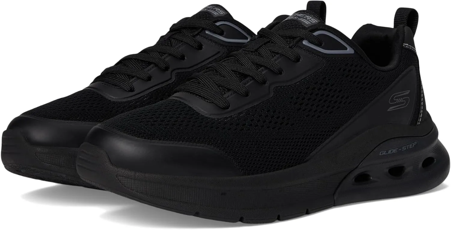 Skechers Men's Bobs Glide Step Arc Waves 2.0-Class Rank Sneaker