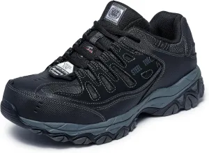 Skechers Men's Cankton Steel Toe Construction Shoe – Electrical Hazard Rated, Memory Foam