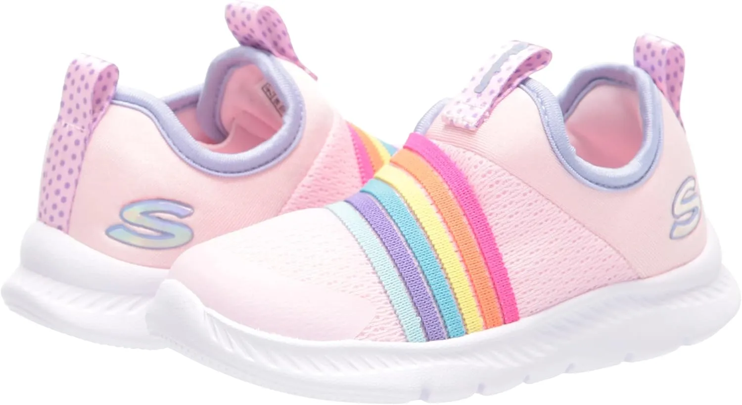 Skechers Unisex-Child Comfy Flex 2.0-Rainbow Frenzy Sneaker
