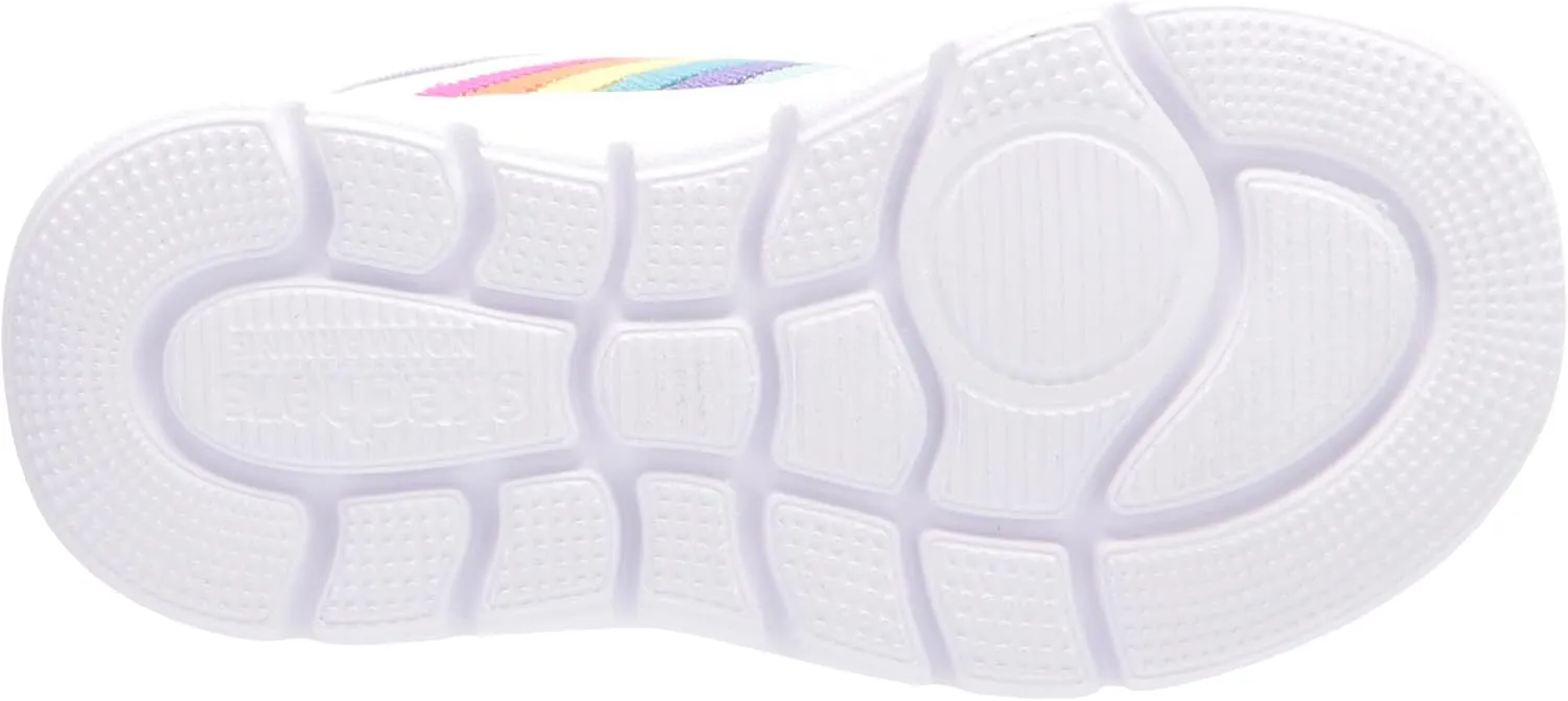 Skechers Unisex-Child Comfy Flex 2.0-Rainbow Frenzy Sneaker