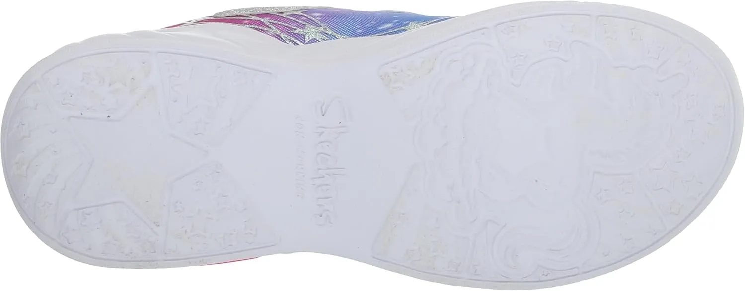 Skechers Unisex-Child Unicorn Dreams-Wishful Magi Sneaker