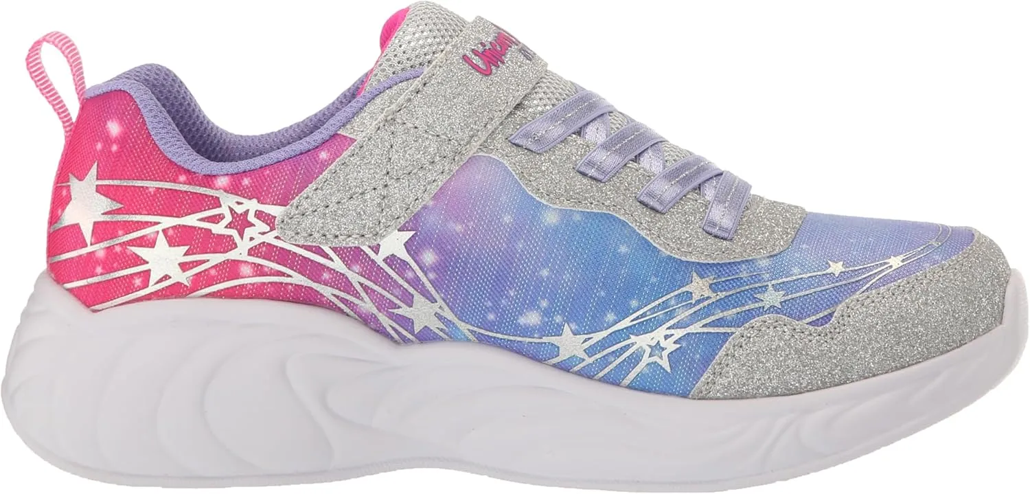 Skechers Unisex-Child Unicorn Dreams-Wishful Magi Sneaker