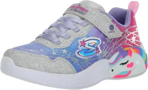 Skechers Unisex-Child Unicorn Dreams-Wishful Magi Sneaker