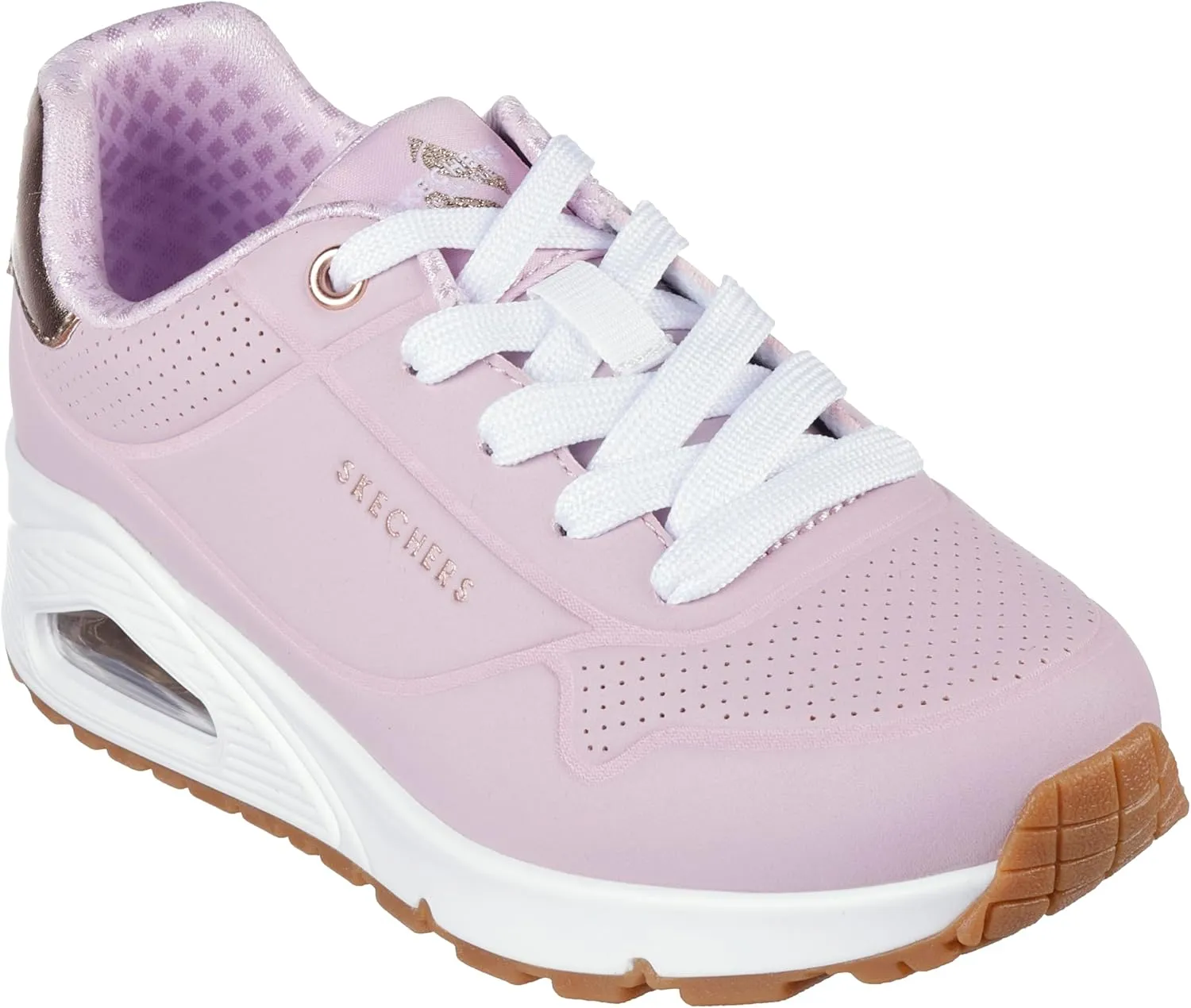 Skechers Unisex-Child Uno Gen1-Shimmer Away Sneaker