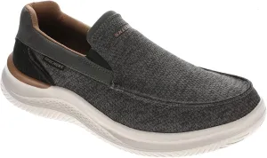 Skechers USA Men's Men's Hasting-Marco Sneaker, Grey/Black, 12