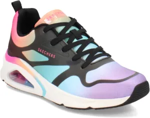 Skechers Women's TRES-AIR UNO-Hazy Sunset Sneaker, Black Mulit, 9.5