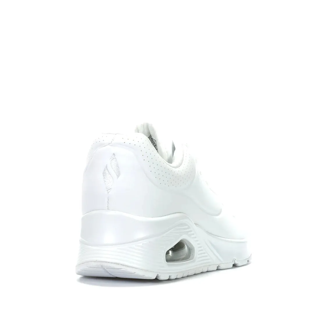 .Skechers Womens UNO Stand On Air White - (73690/W) - UNO - R2L16
