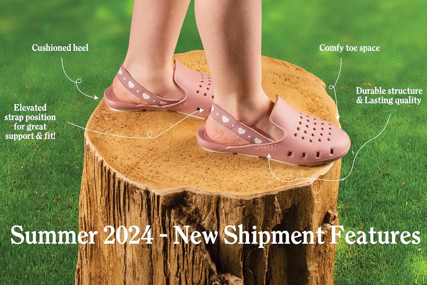 Slingers Slingback water shoe for kids - Back elastic strap style sandal - foam pool shoe
