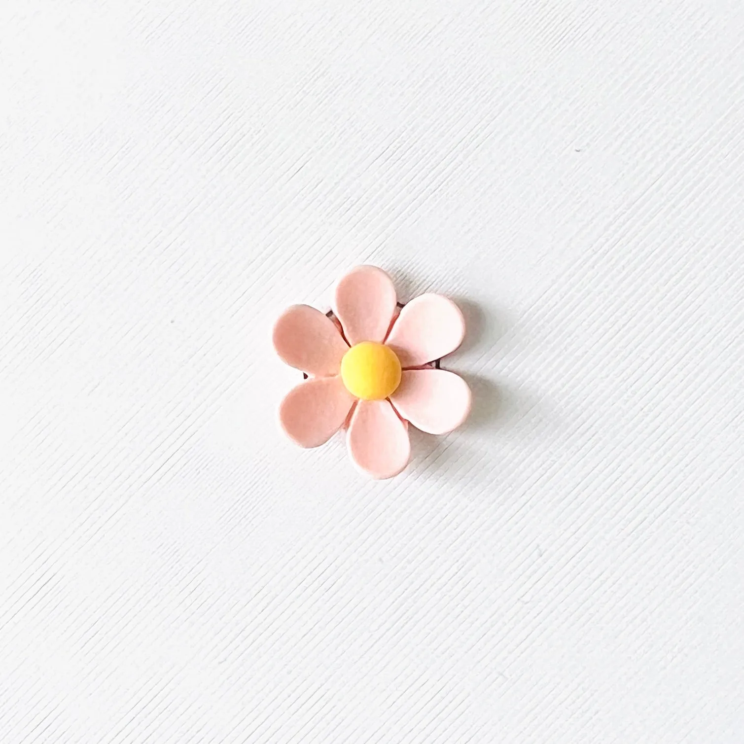 Small Light Pink Flower Shoe Charm