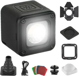 SmallRig RM01 Mini LED Video Light Waterproof Portable Lighting Kit with 8 Color Filters, Dimmable Fill Photography Light 5600K CRI95 for Gopro for DJI Action Cameras, for Pocket 3, Cameras