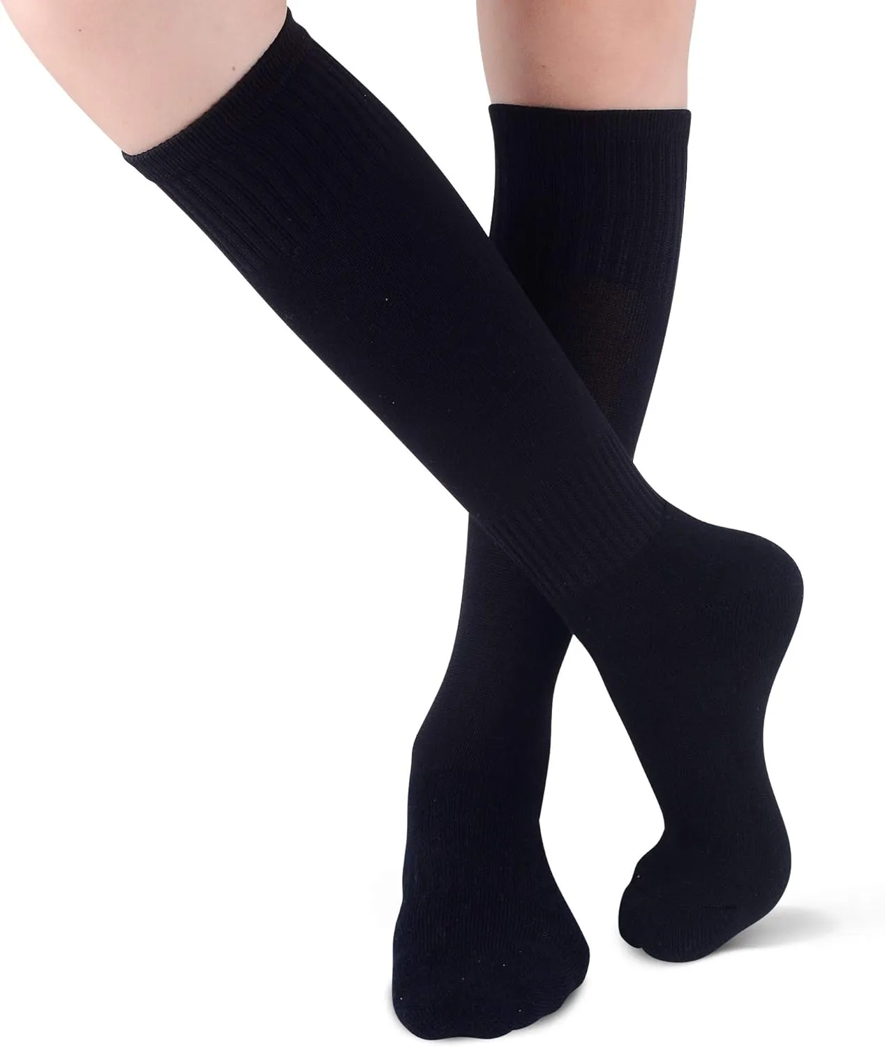 Soccer Softball Baseball Football Socks for Youth Kids Boys and Girls Ages 4 to 16 Knee High Sport Athletic Socks