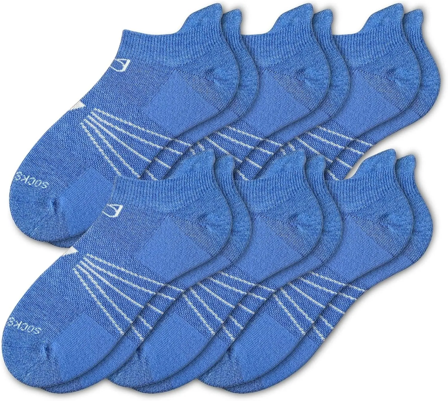 Socks Daze 3/6 Pack Men's Women's Merino Wool Ankle Running Sport Soft Thick Cushion Athletic Socks for Walking Light Hiking