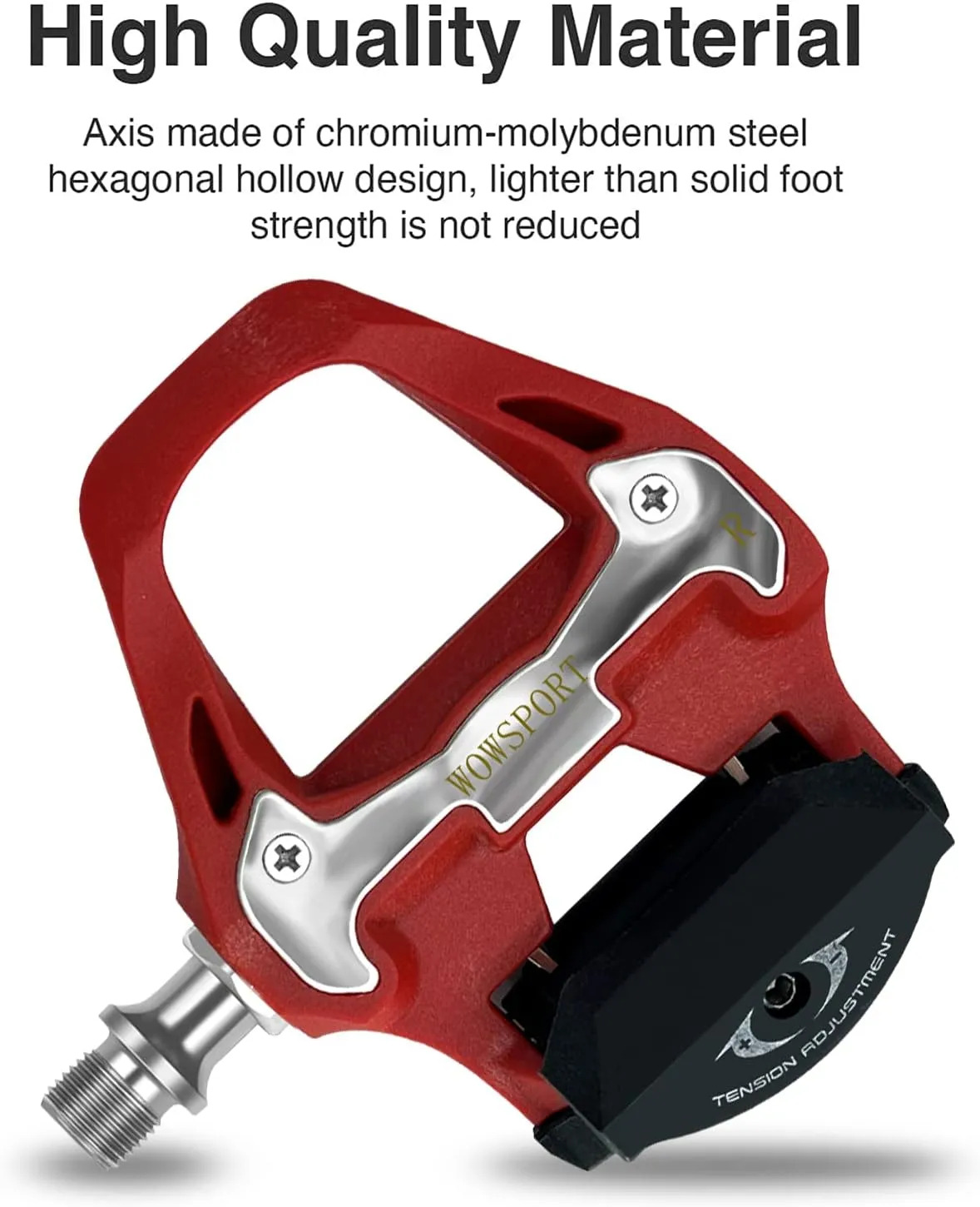 SPD-SL Road Bike Pedals - Lightweight Clipless Pedals with 3-Bolt Cleats, Sealed Bearings & Nylon Composite | Shimano SPD SL Compatible