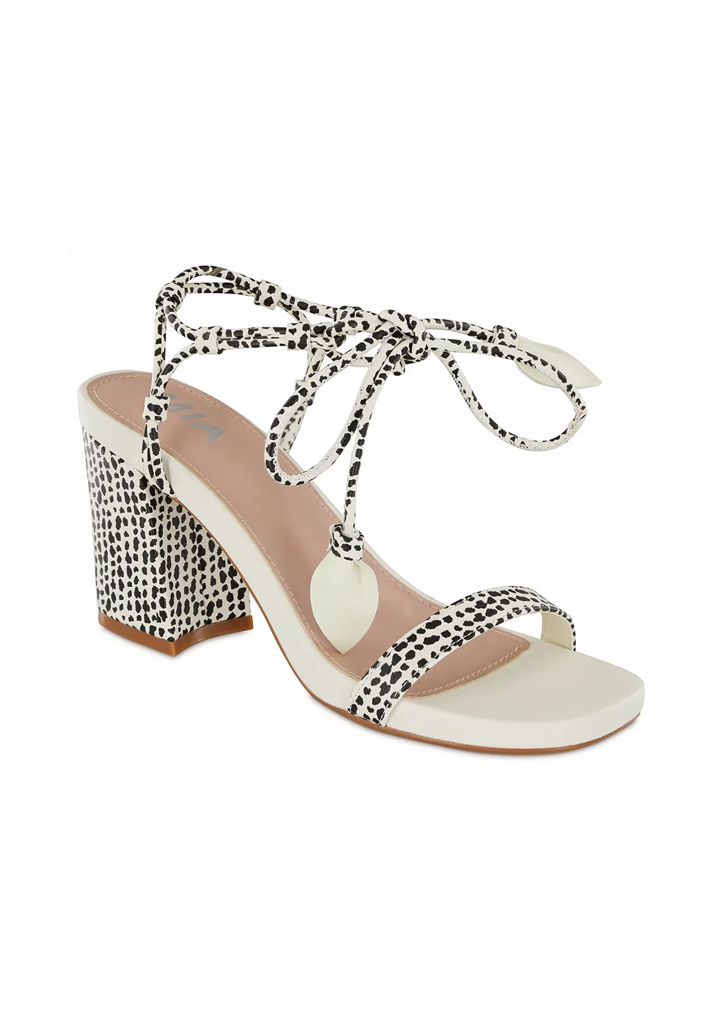 Speckled Block Heel