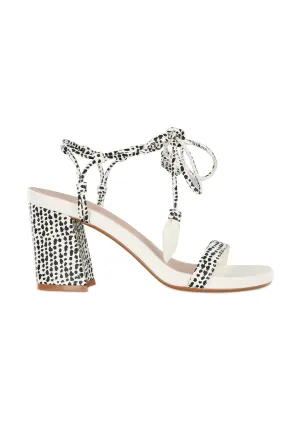 Speckled Block Heel