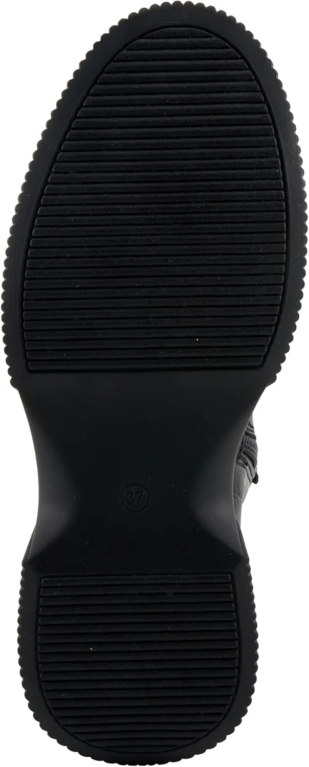Spring Step Women's NAYANA Booties with Ruching Leather, Metal Rivets, and Removable Insoles