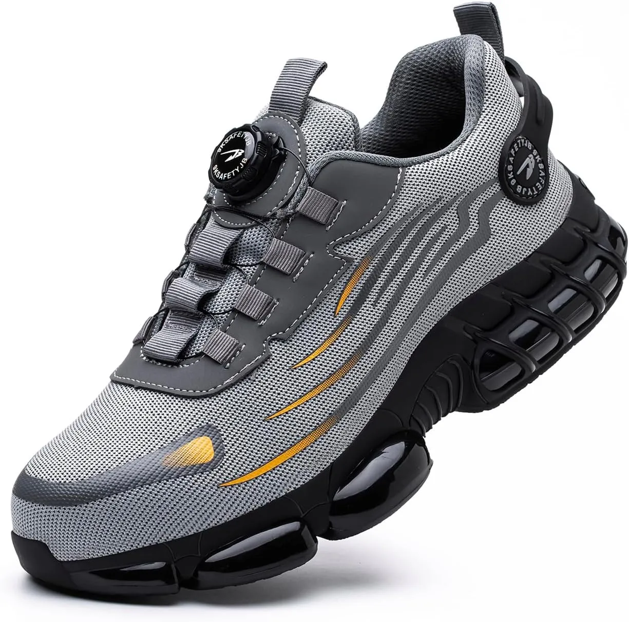 Steel Toe Shoes for Men　Indestructible Anti-Smash Pressure Resistant Air Cushion Bottom Work Shoes Sport Safety Shoes for Women