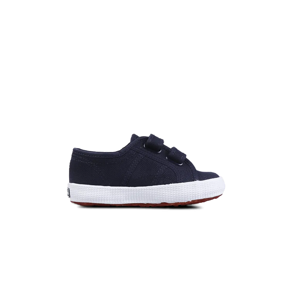 Superga Junior Strap Navy Full White