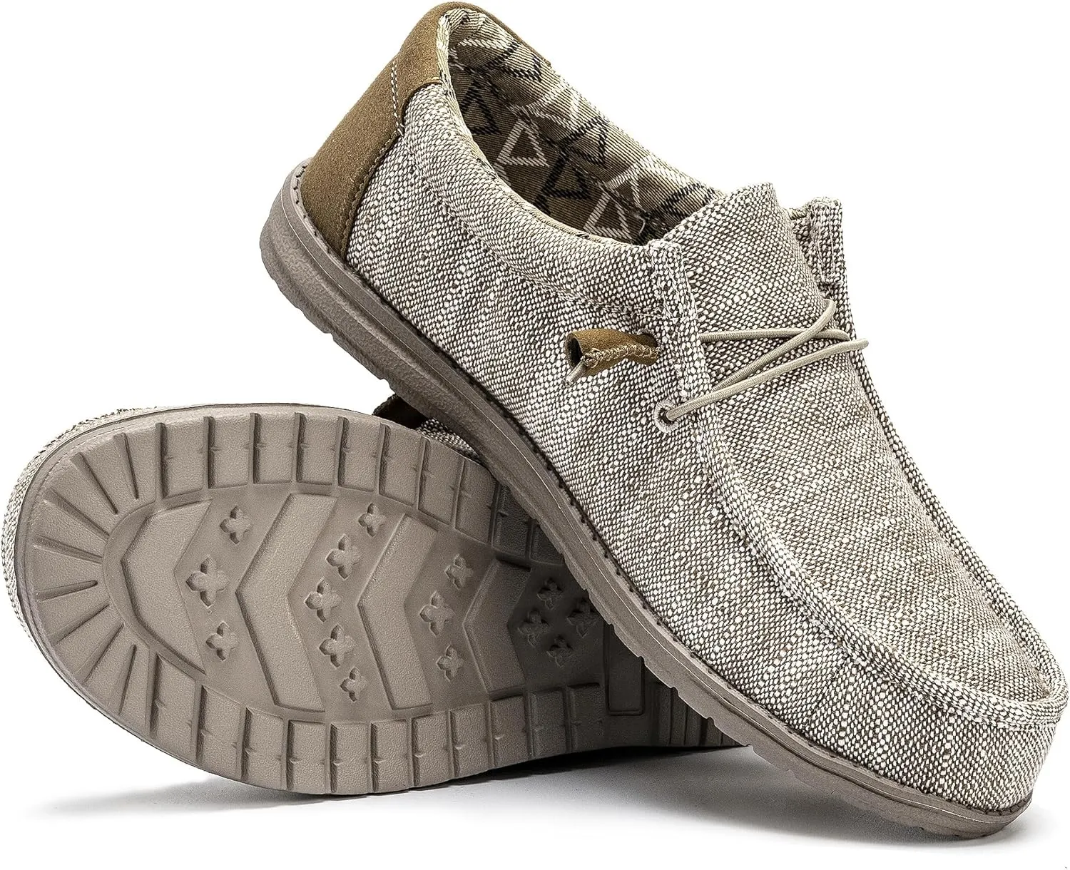 suroad Men's Loafers Slip on Shoes for Men Casual Canvas Shoes Comfortable & Light-Weight