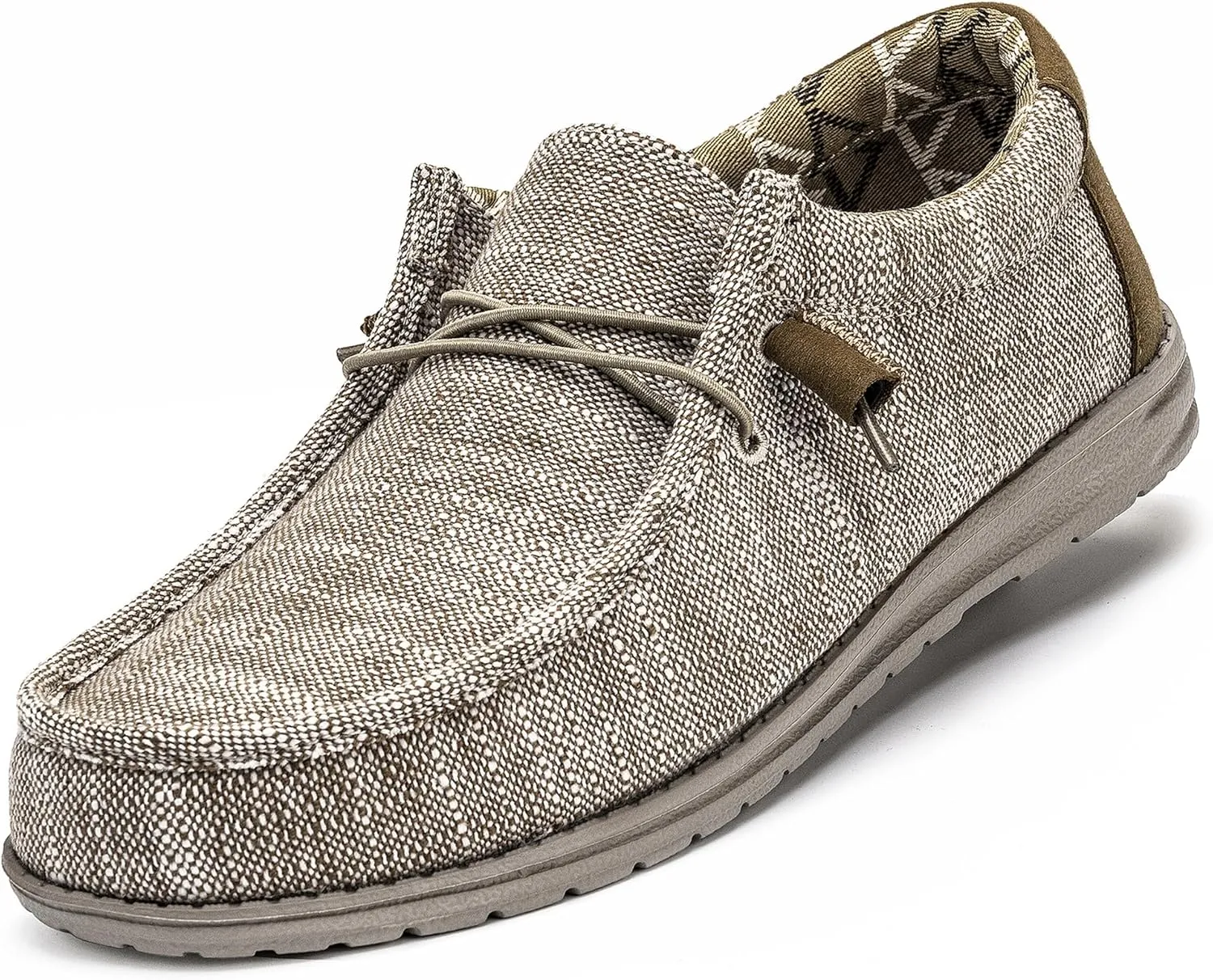 suroad Men's Loafers Slip on Shoes for Men Casual Canvas Shoes Comfortable & Light-Weight