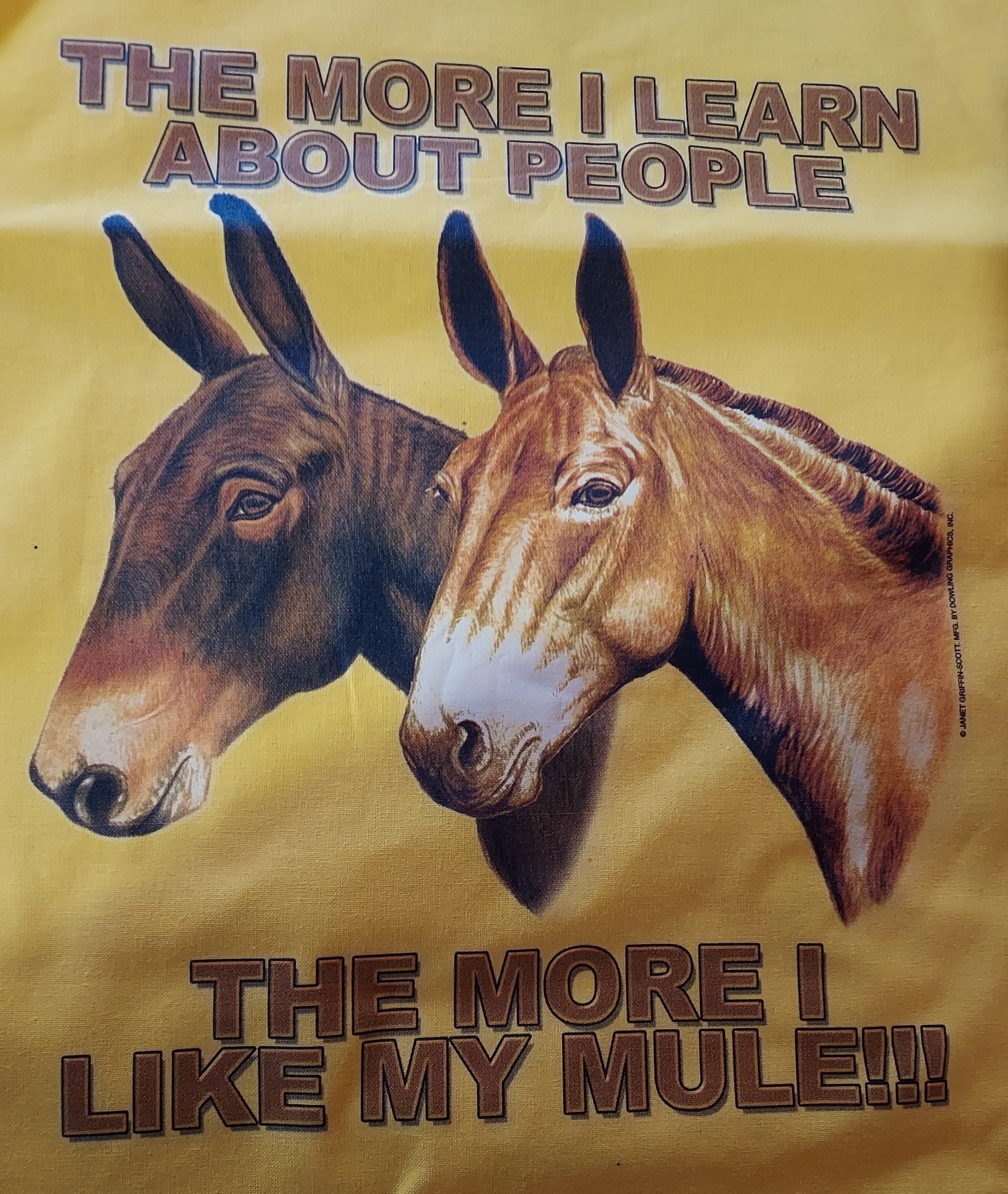 T Shirt - The More I know About People