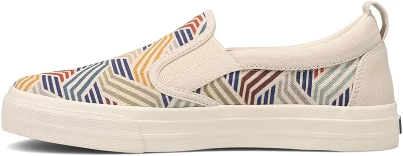 Taos Rubber Soul Slip-On Women's Sneaker - Fresh and Clean Canvas Design with Effortless Style, Removable Footbed and Arch Support - Elevated Comfort for All-Day Fashion