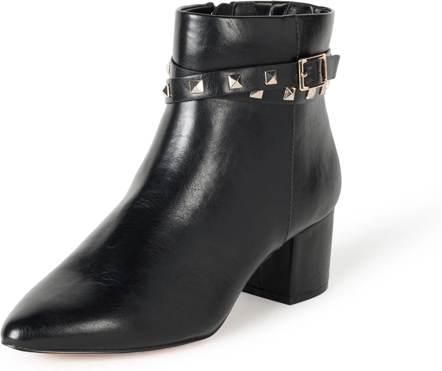 The Drop Women's Jessi Side-Zip Block Heel Ankle Boot