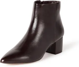 The Drop Women's Jessi Side-Zip Block Heel Ankle Boot