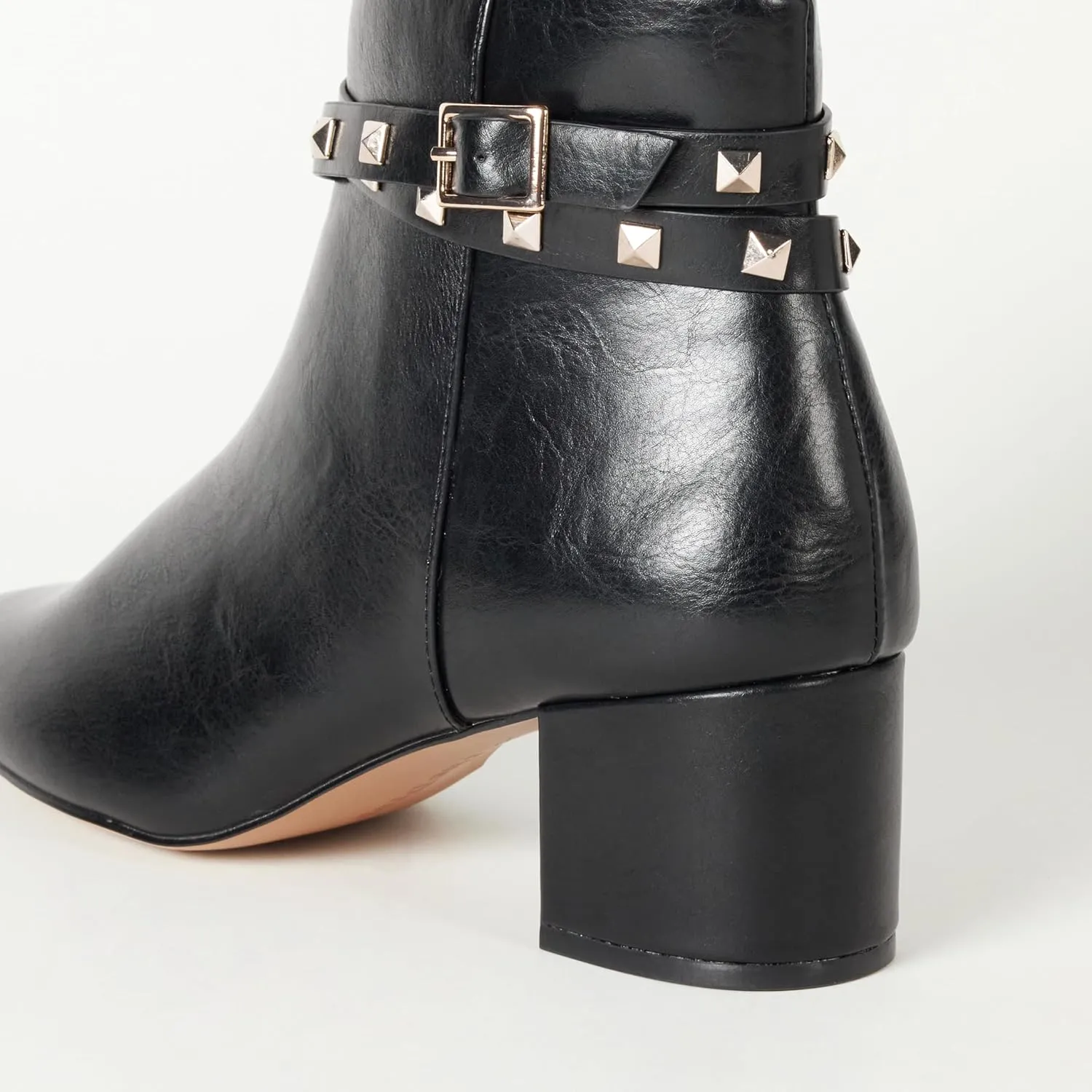The Drop Women's Jessi Side-Zip Block Heel Ankle Boot