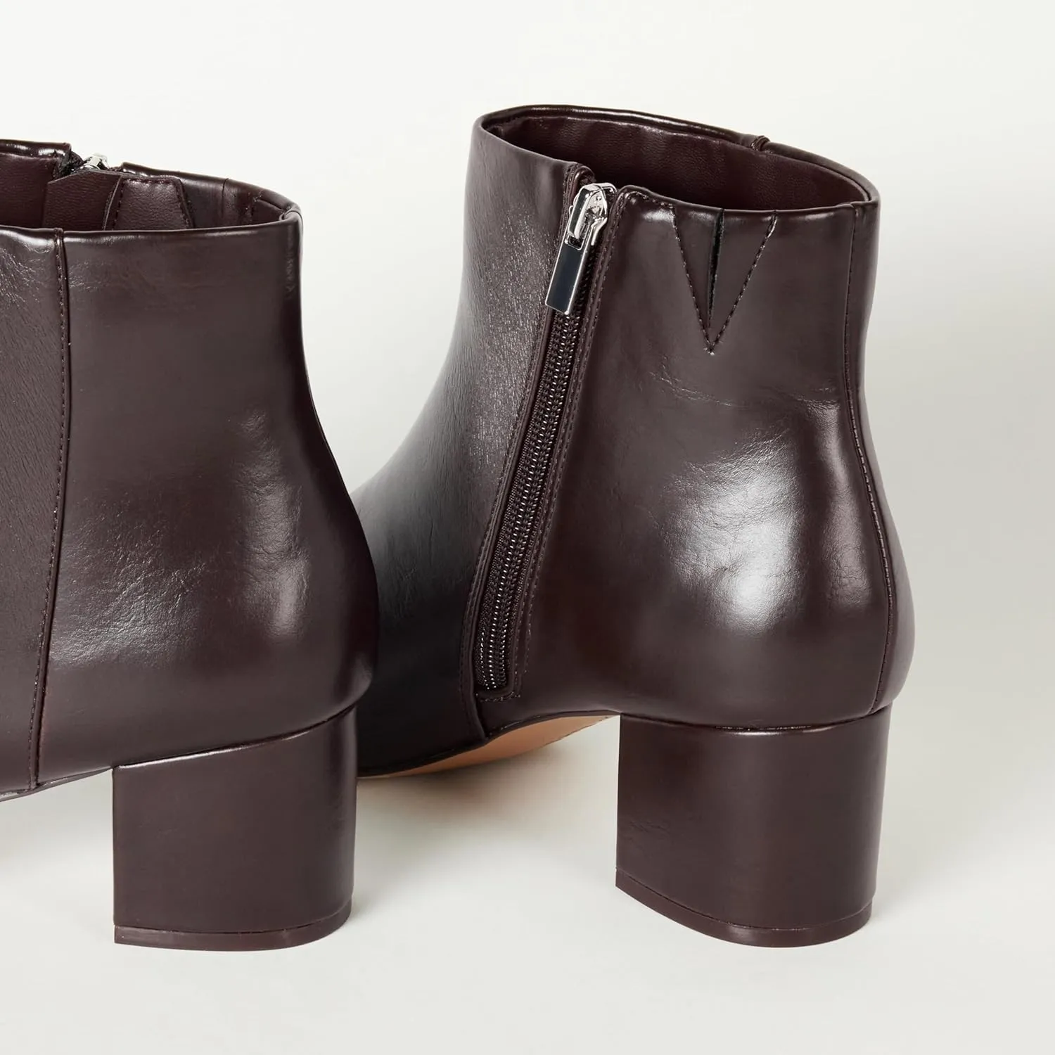 The Drop Women's Jessi Side-Zip Block Heel Ankle Boot