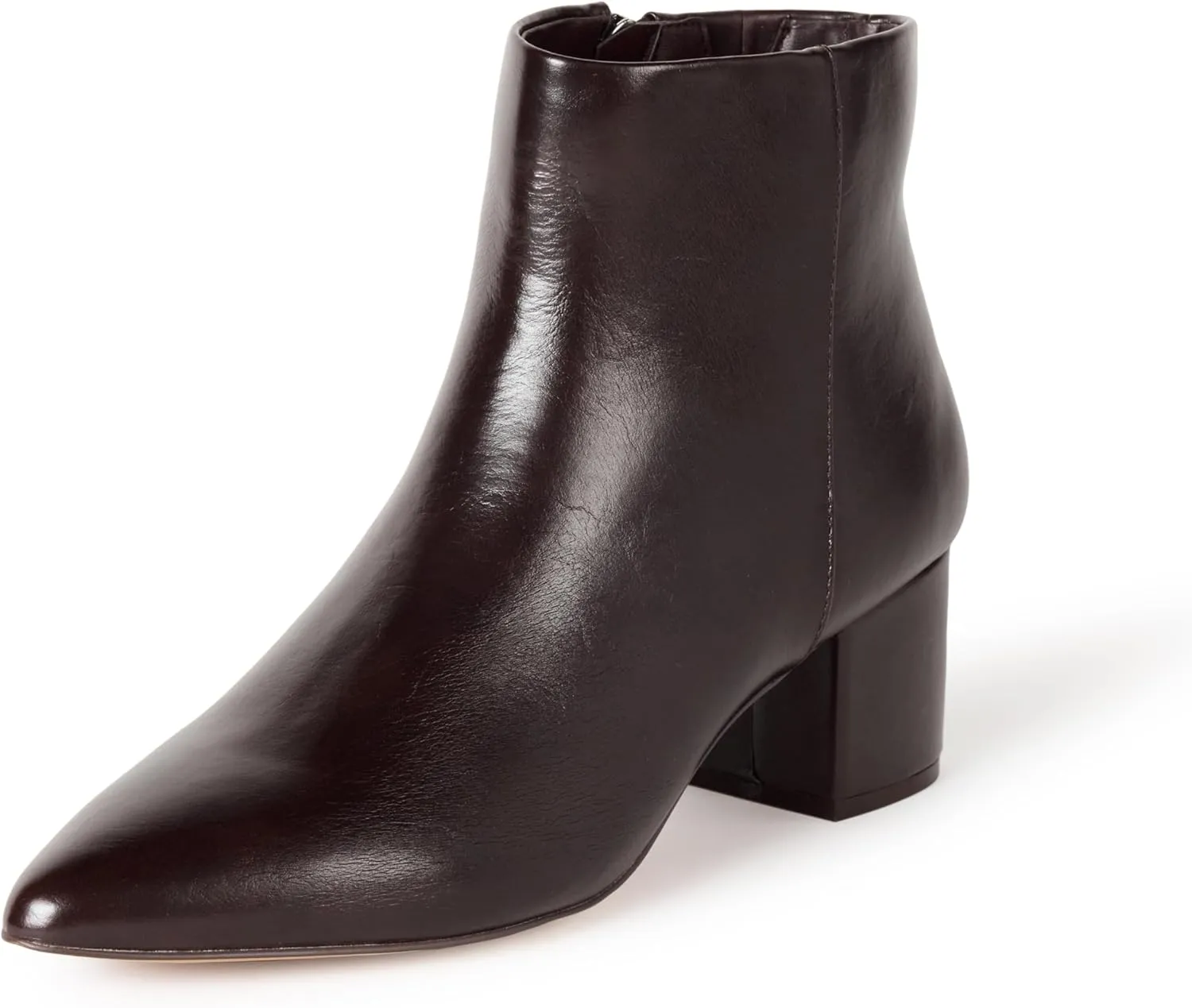 The Drop Women's Jessi Side-Zip Block Heel Ankle Boot