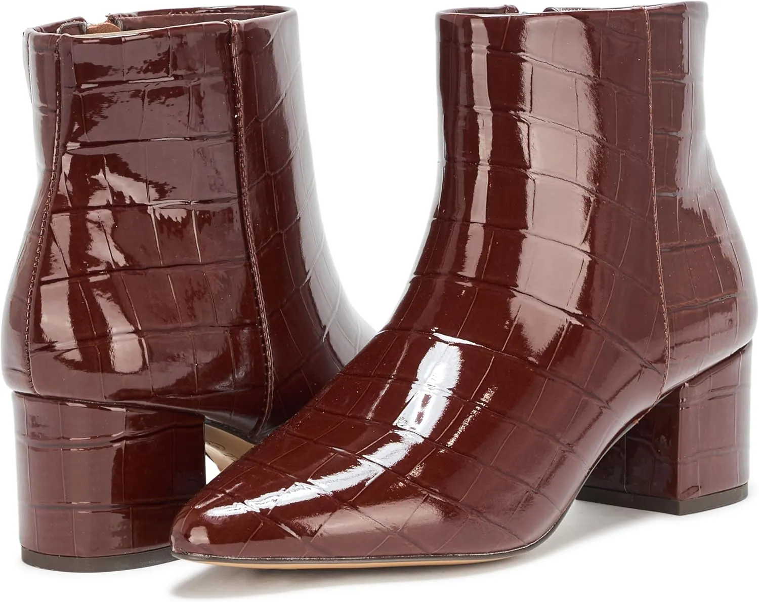 The Drop Women's Jessi Side-Zip Block Heel Ankle Boot