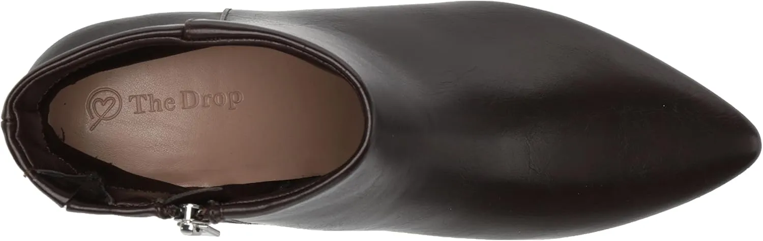 The Drop Women's Jessi Side-Zip Block Heel Ankle Boot