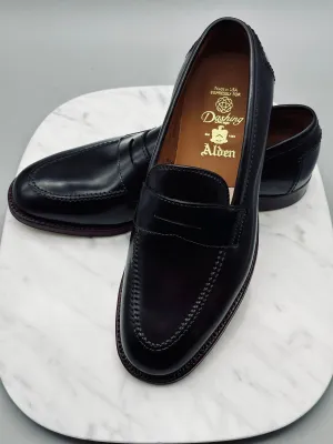 The Plymouth - D2227 Color-8 Shell Cordovan Madison Penny Loafer