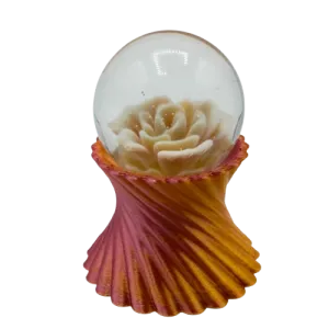 Thick Nick Glass - Flower Implosion Marble