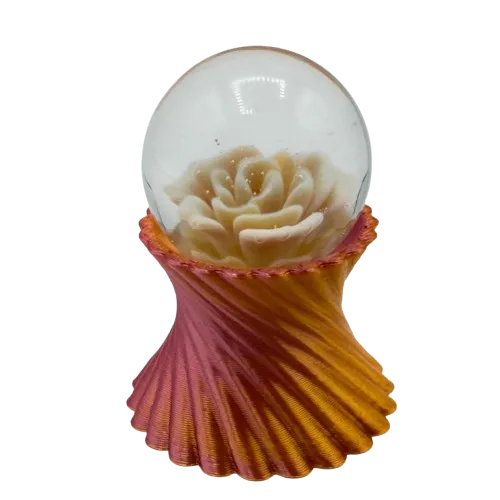 Thick Nick Glass - Flower Implosion Marble