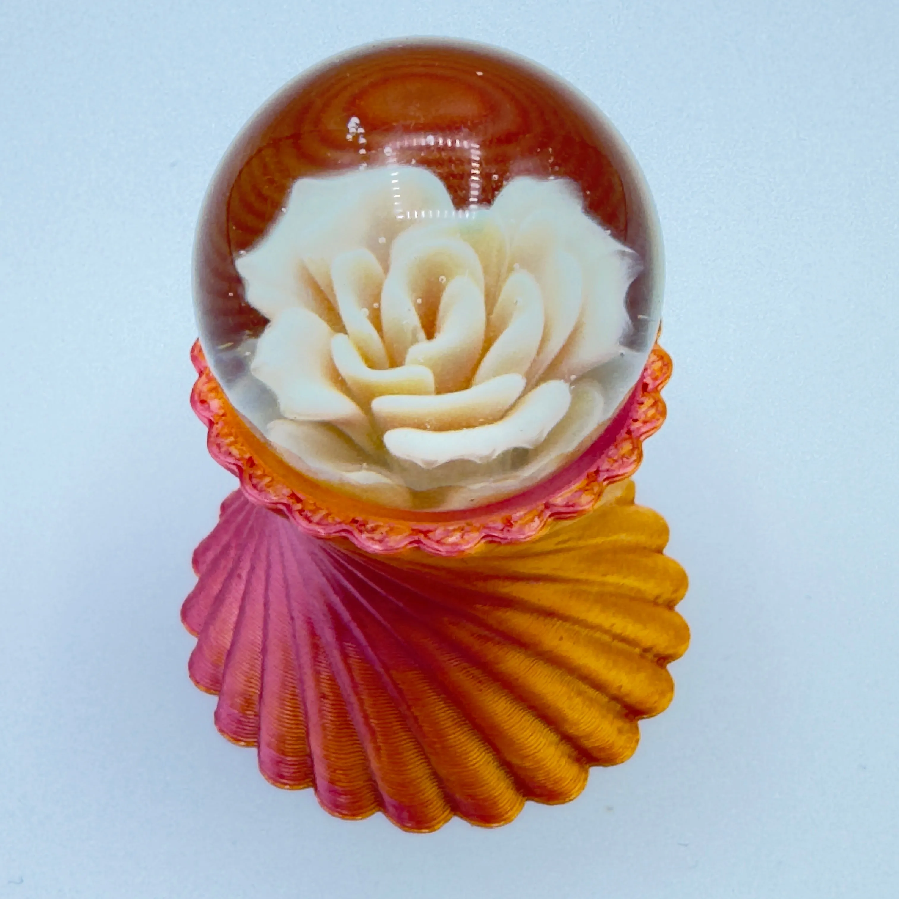 Thick Nick Glass - Flower Implosion Marble