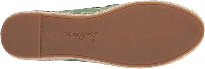 Thyme Kai Green Cork On Sam Edelman Attractive pricing Shipping guarantee Toe Slip Detailed Loafers Espadrille Rounded