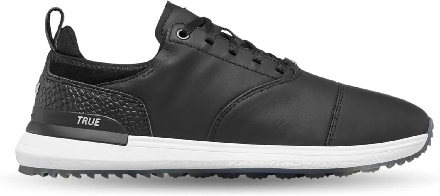 TRUE Linkswear Lux Tour, Men's Golf Shoes, Top Grain Napa Leather, Waterproof