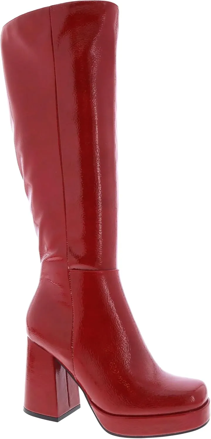 TruFox Knee High Platform Boots Chunky Heel Boots
