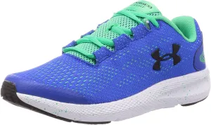 Under Armour unisex child Grade School Charged Pursuit 2 Sneaker, Versa Blue (400 Black, 4 Big Kid US
