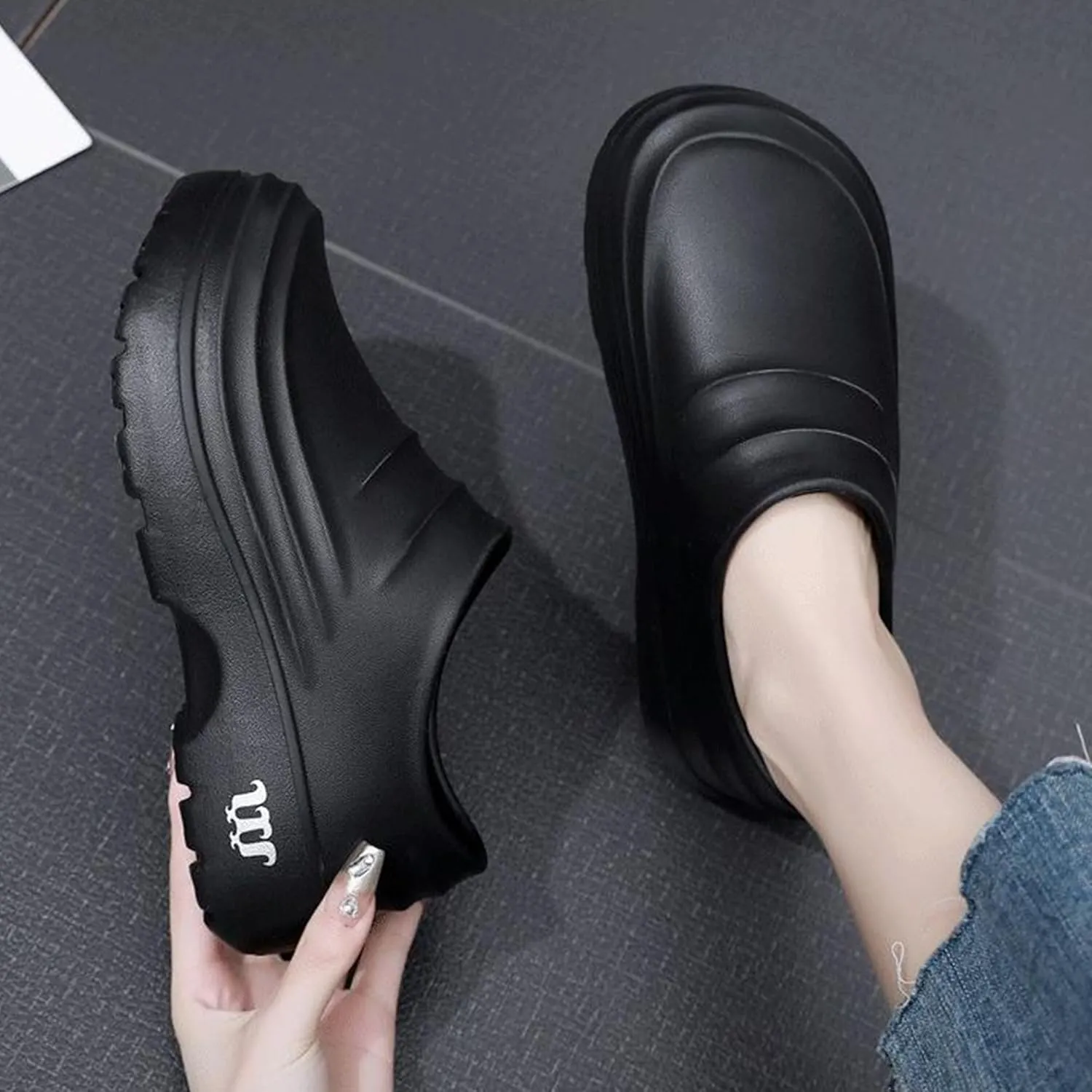Unisex Chef Shoes Waterproof and Anti Slip，Armadillo Chef Shoes Lightweight Comfortable and Safe