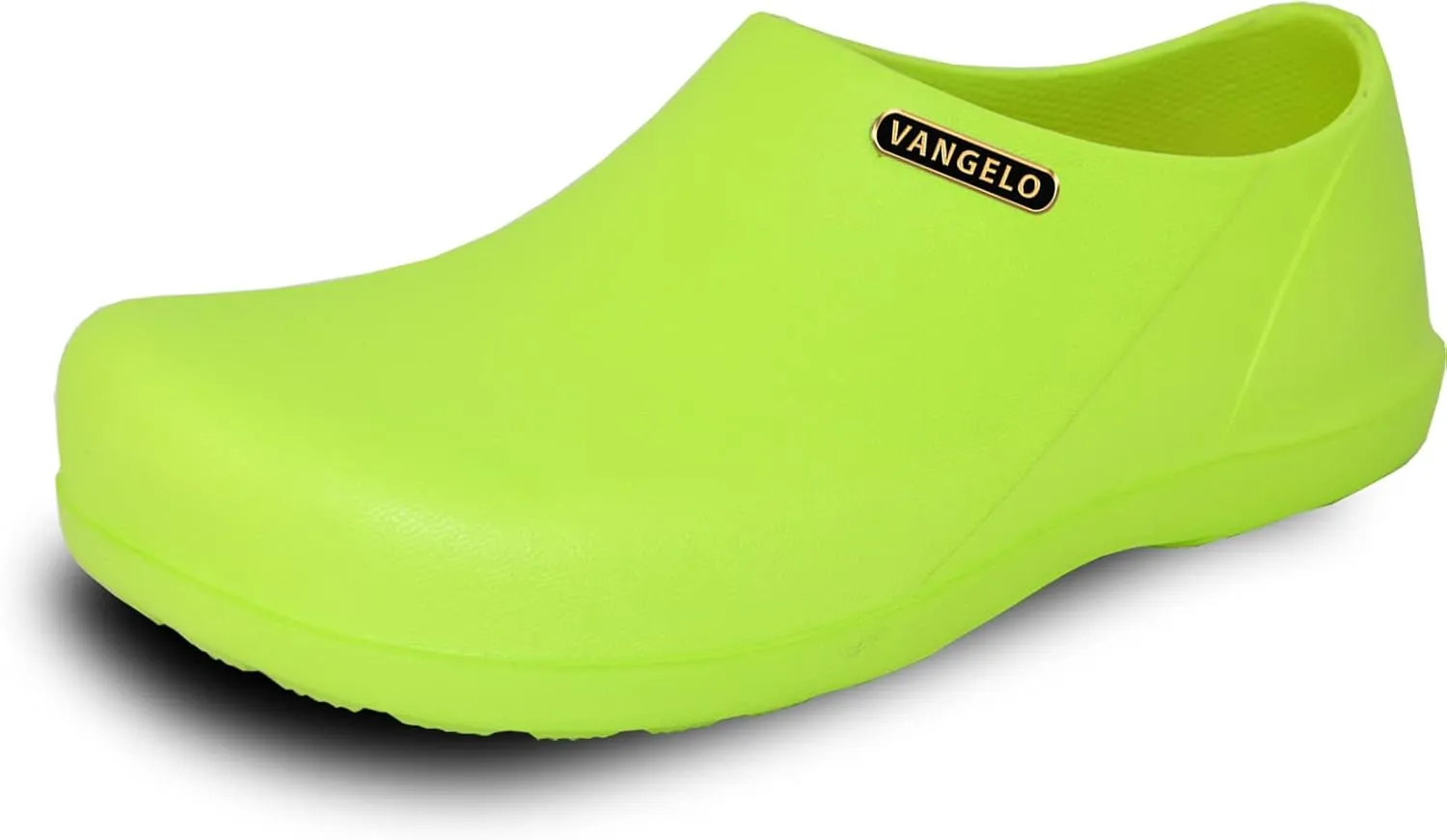 VANGELO Professional Slip Resistant Clog Waterproof Men Work Nurse Shoe Chef Shoe Carlisle Black Lime White Multicolor