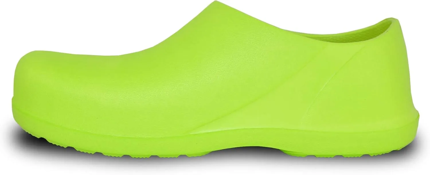 VANGELO Professional Slip Resistant Clog Waterproof Men Work Nurse Shoe Chef Shoe Carlisle Black Lime White Multicolor